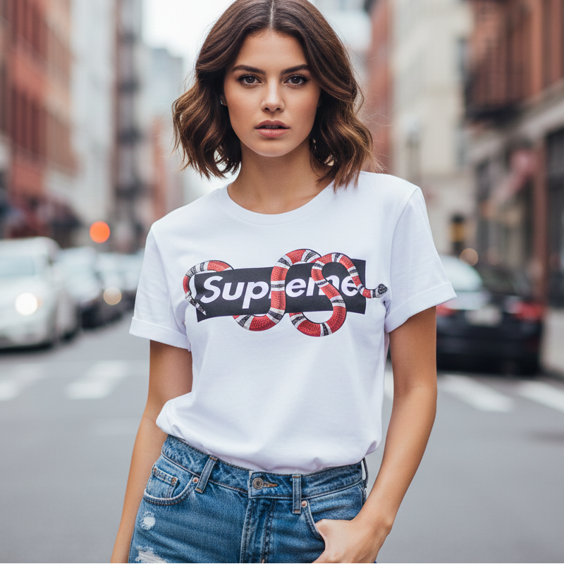 Тениска с принт - OTH58