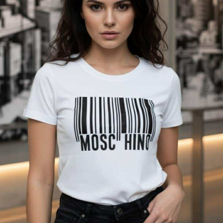 Тениска с принт MS06 - FashionVibe