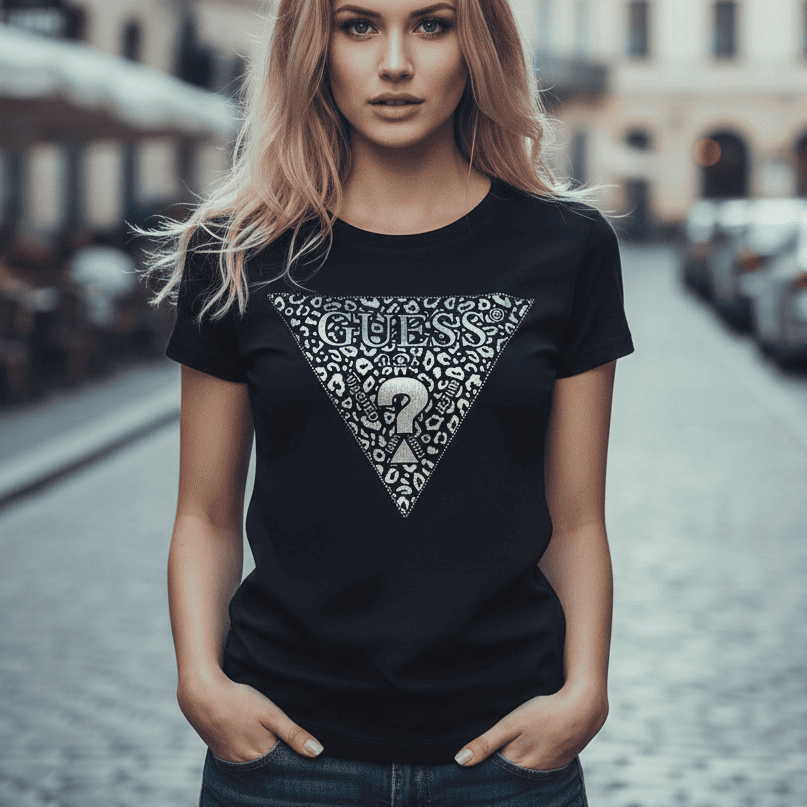 Тениска с принт - GS2029