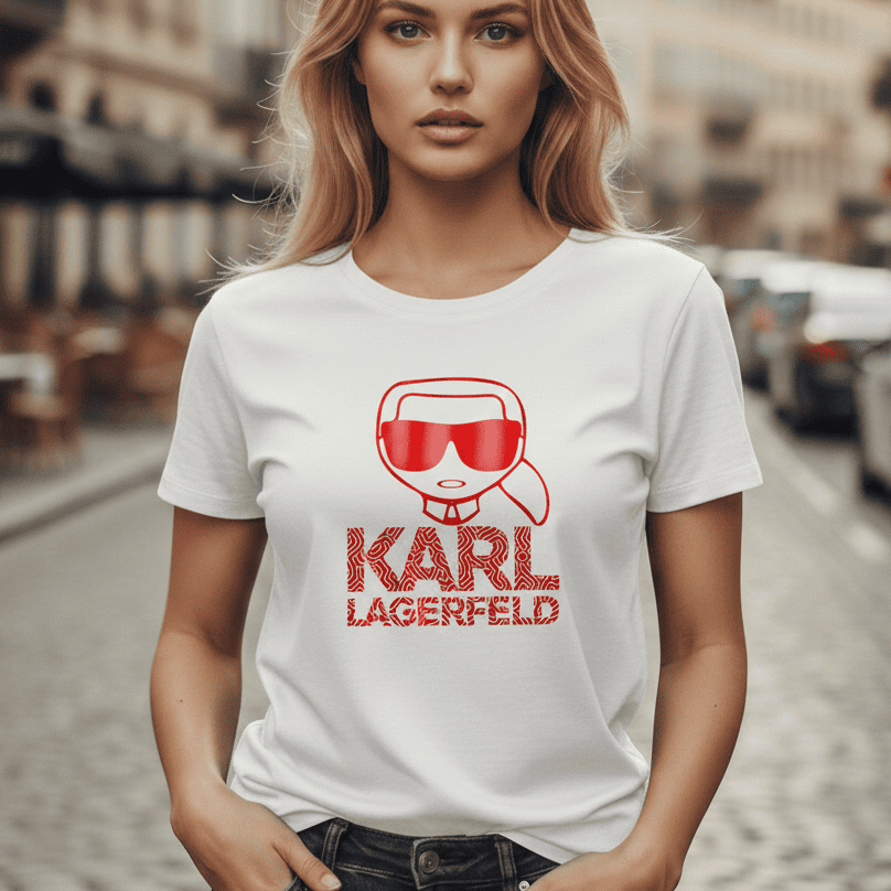 Тениска с принт - KL61