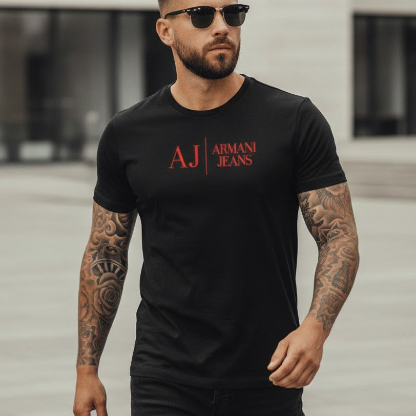 Мъжка тениска с велур 98