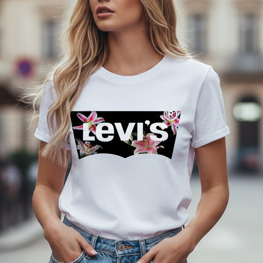 Тениска с принт - LV09