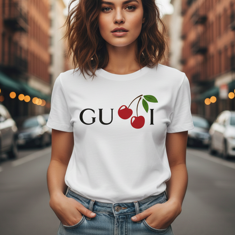 Тениска с принт - GG08