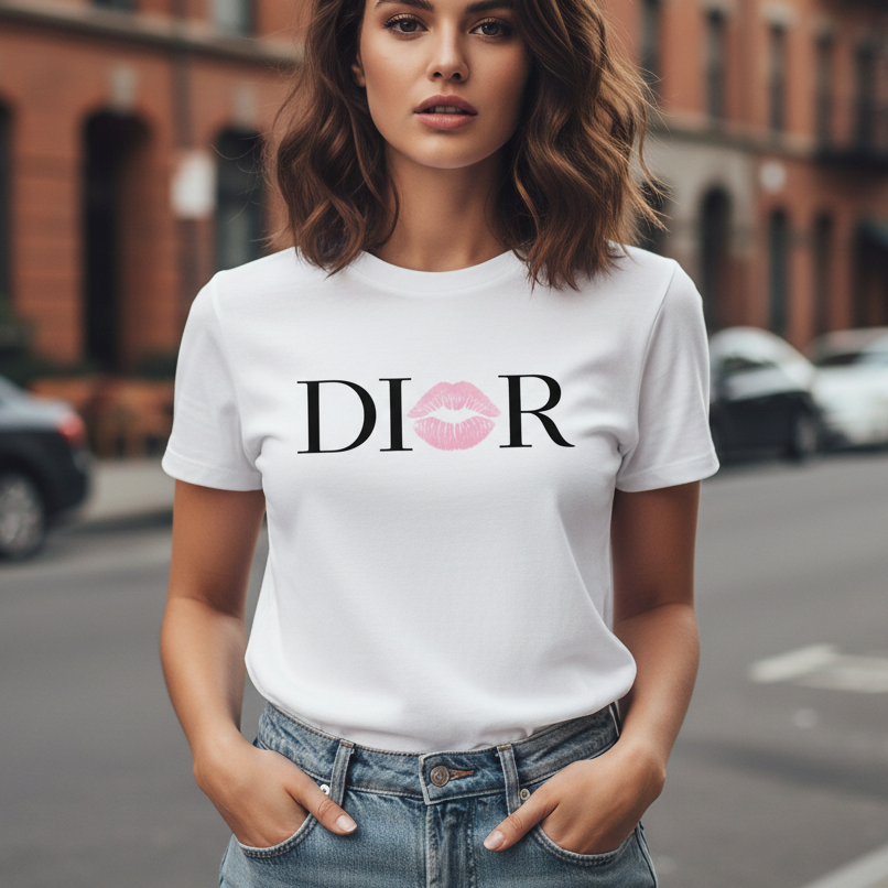 Тениска с принт - DR57