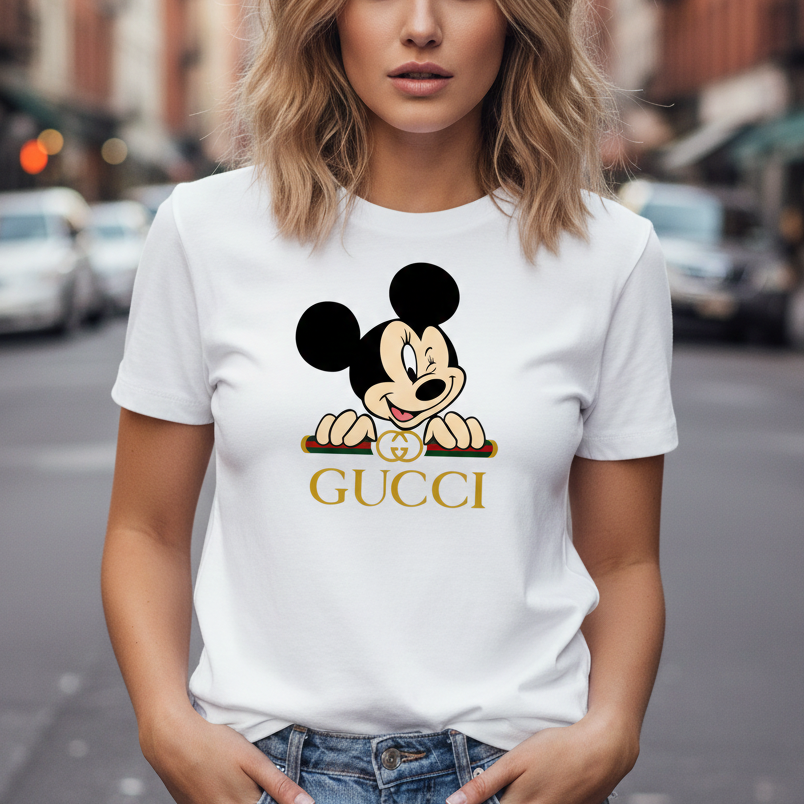 Тениска с принт - GG09