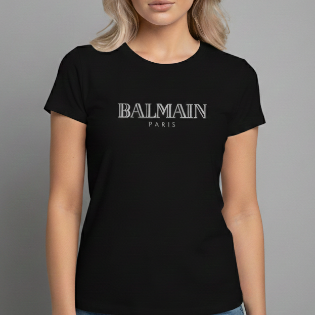 Тениска със сребърен принт - OTH17