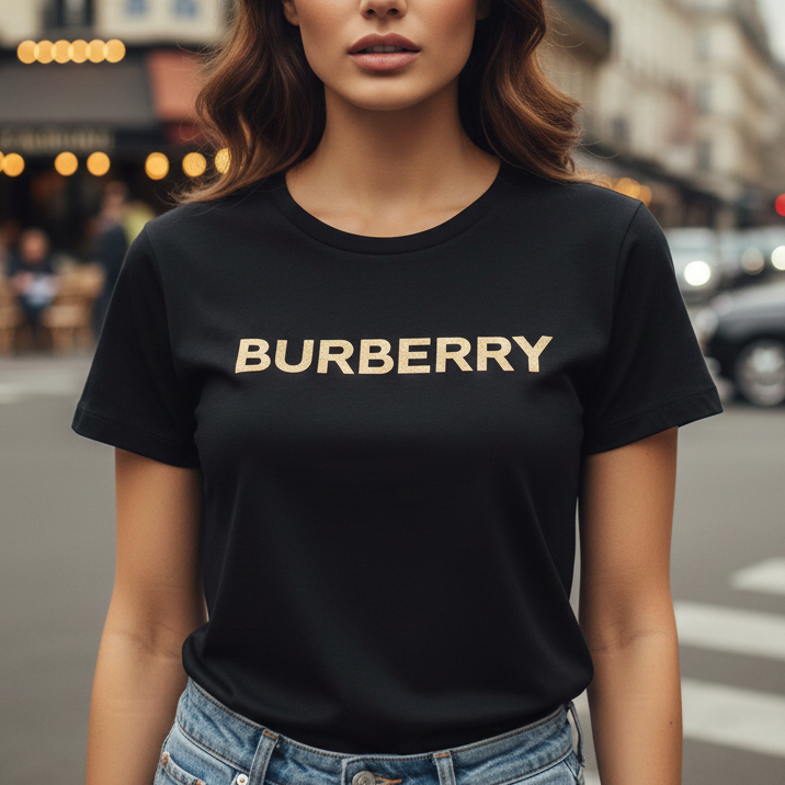 Тениска със златен принт - OTH18