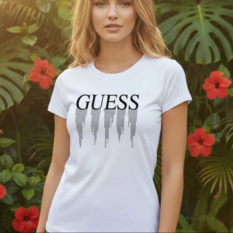 Тениска с принт GS2063 - FashionVibe