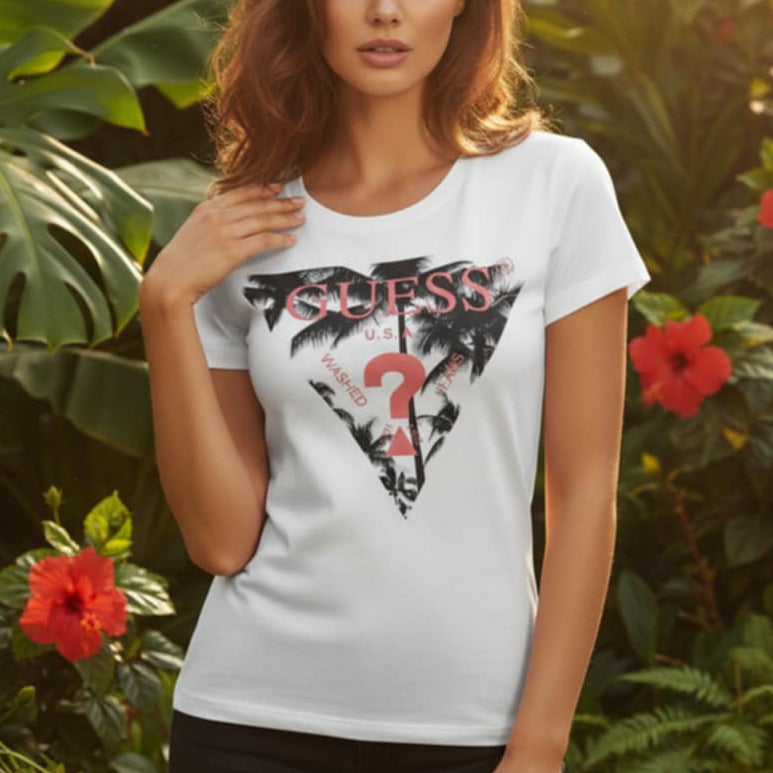 Тениска с принт GS2083 - FashionVibe