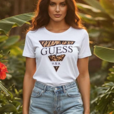 Тениска с принт GS2088 - FashionVibe