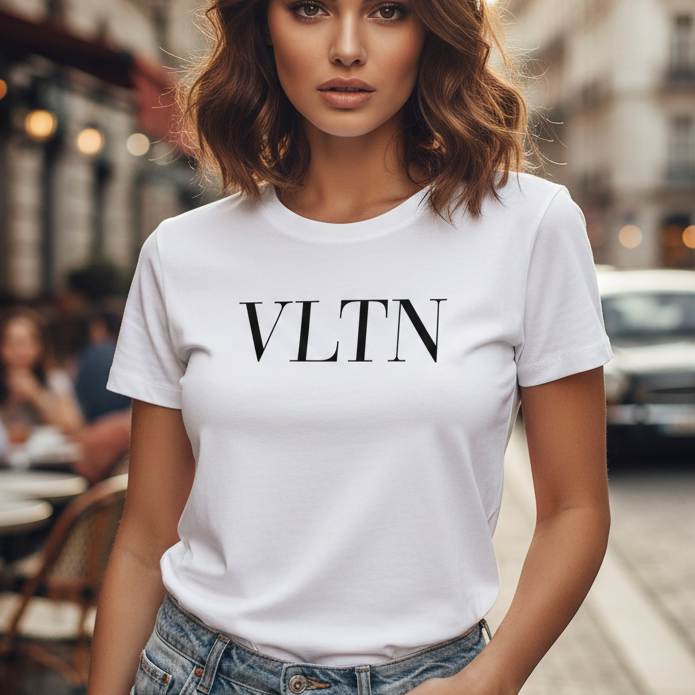 Тениска със златен принт - OTH22