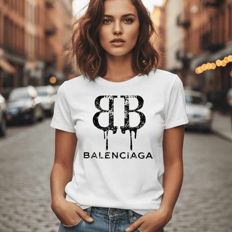 Тениска с принт - BB09