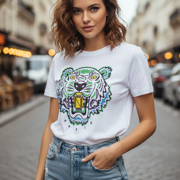 Тениска с принт - OTH28a