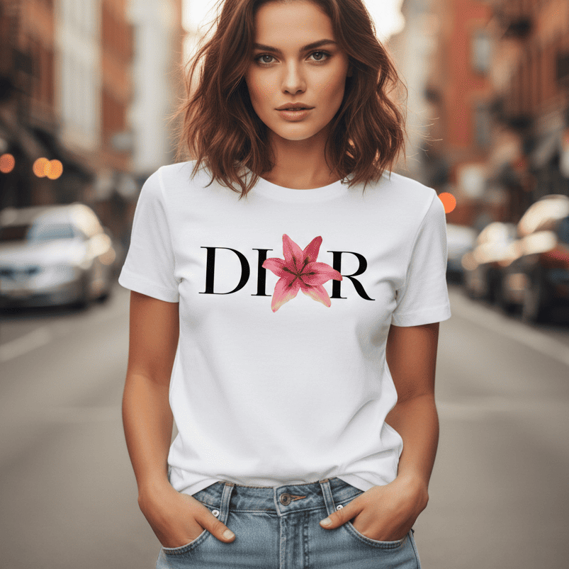 Тениска с принт - DR62