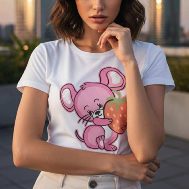 Тениска с принт MS31