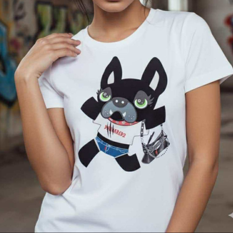 Тениска с принт DSQ03