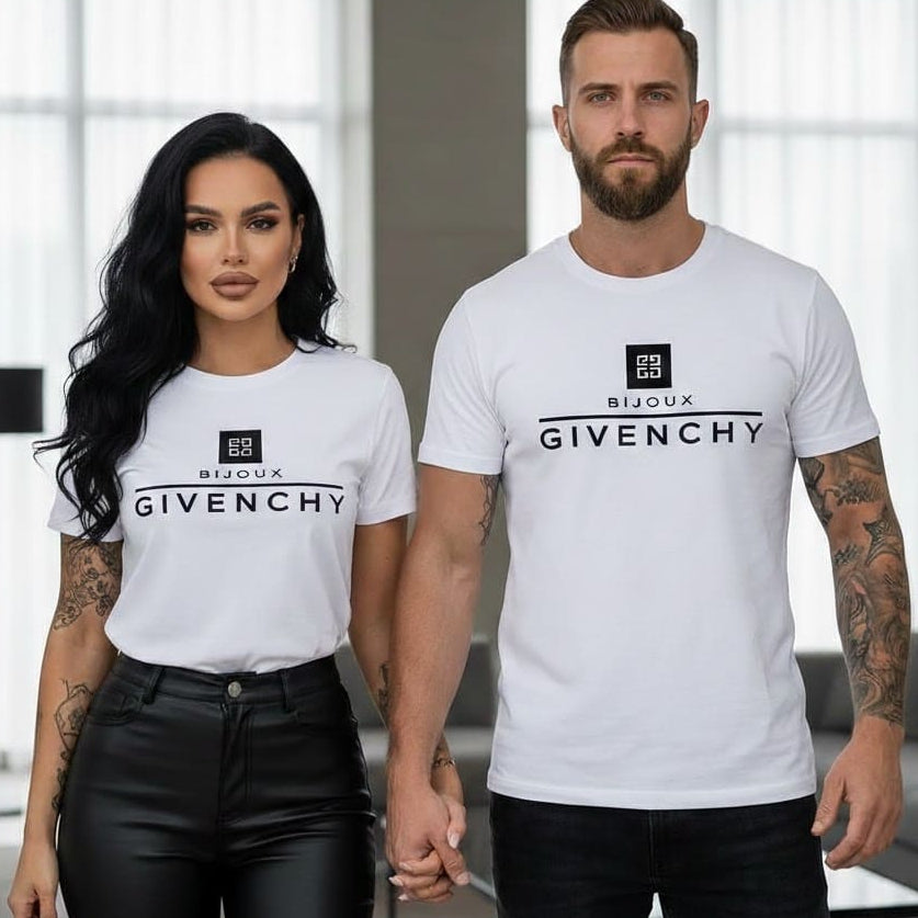 Тениски за двойки с принт 49 - FashionVibe