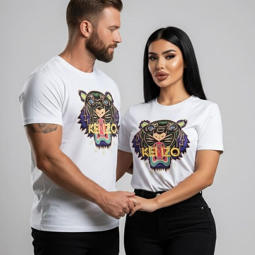 Тениски за двойки с принт 54 - FashionVibe