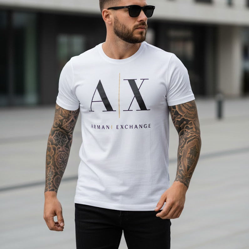 Мъжка тениска с принт 93 - FashionVibe