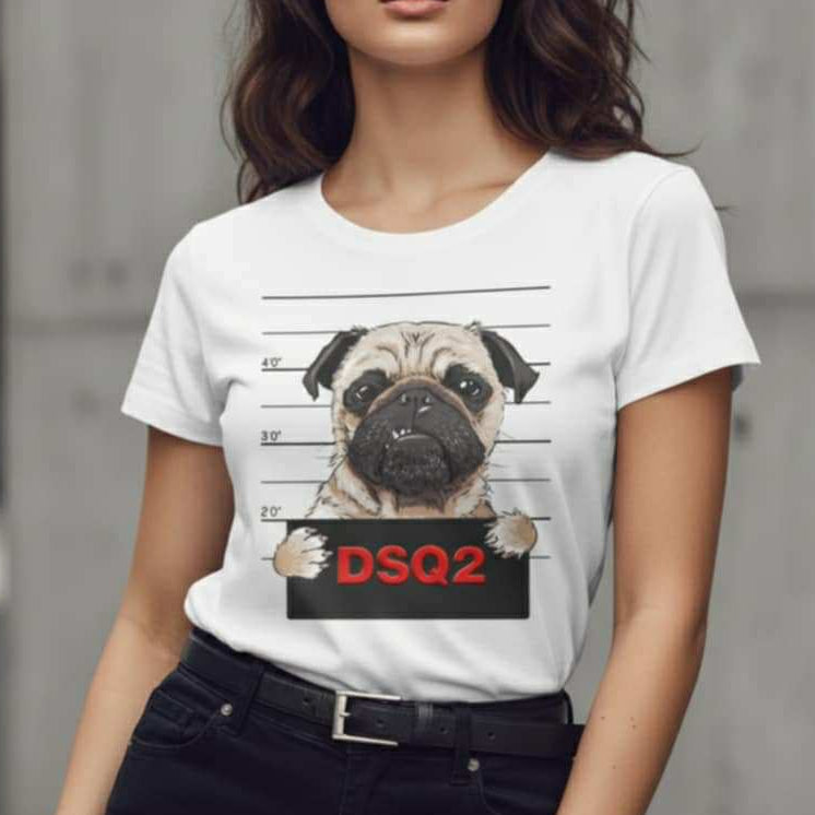 Тениска с принт DSQ24