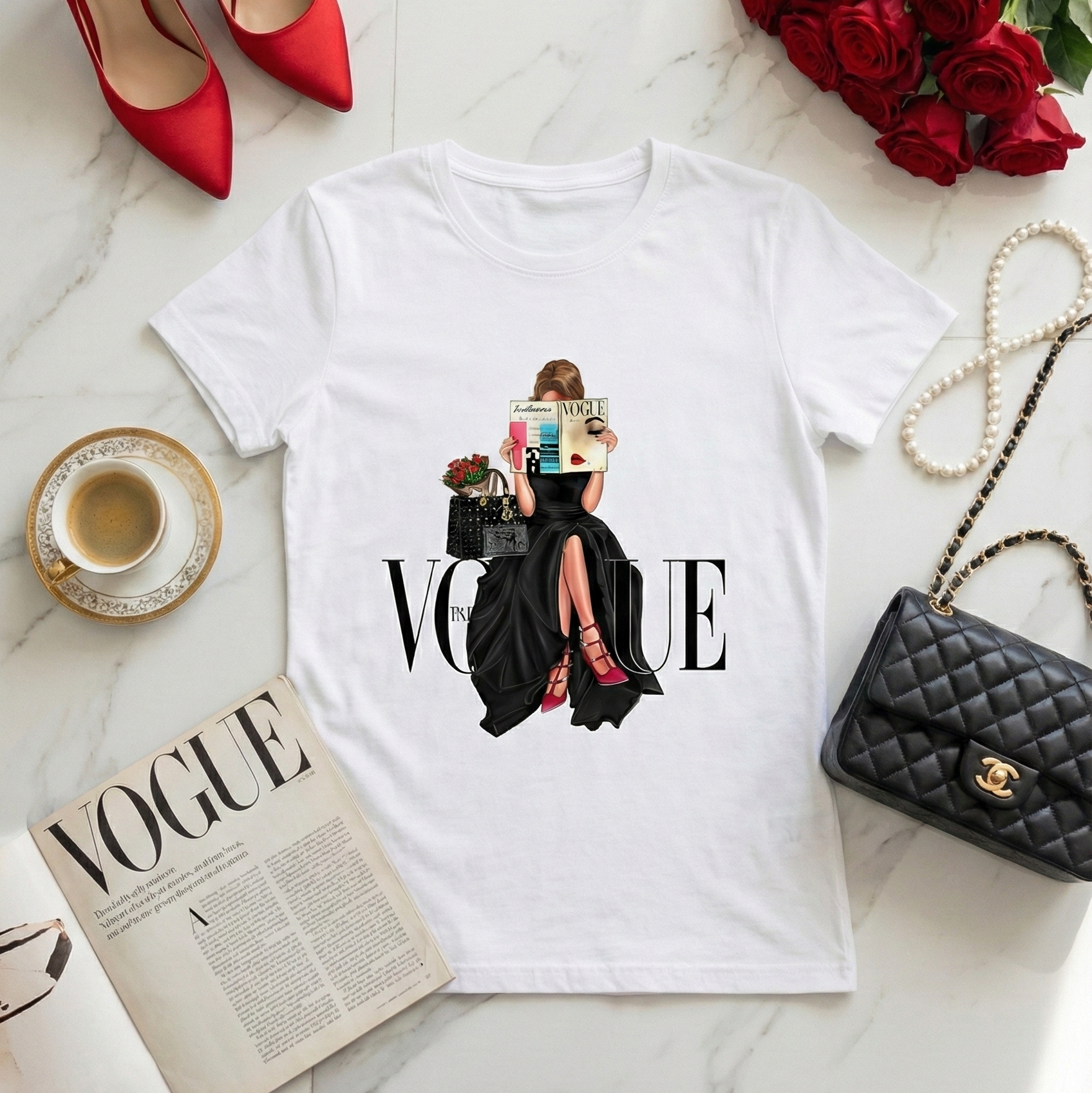 Тениска с принт - OTH56