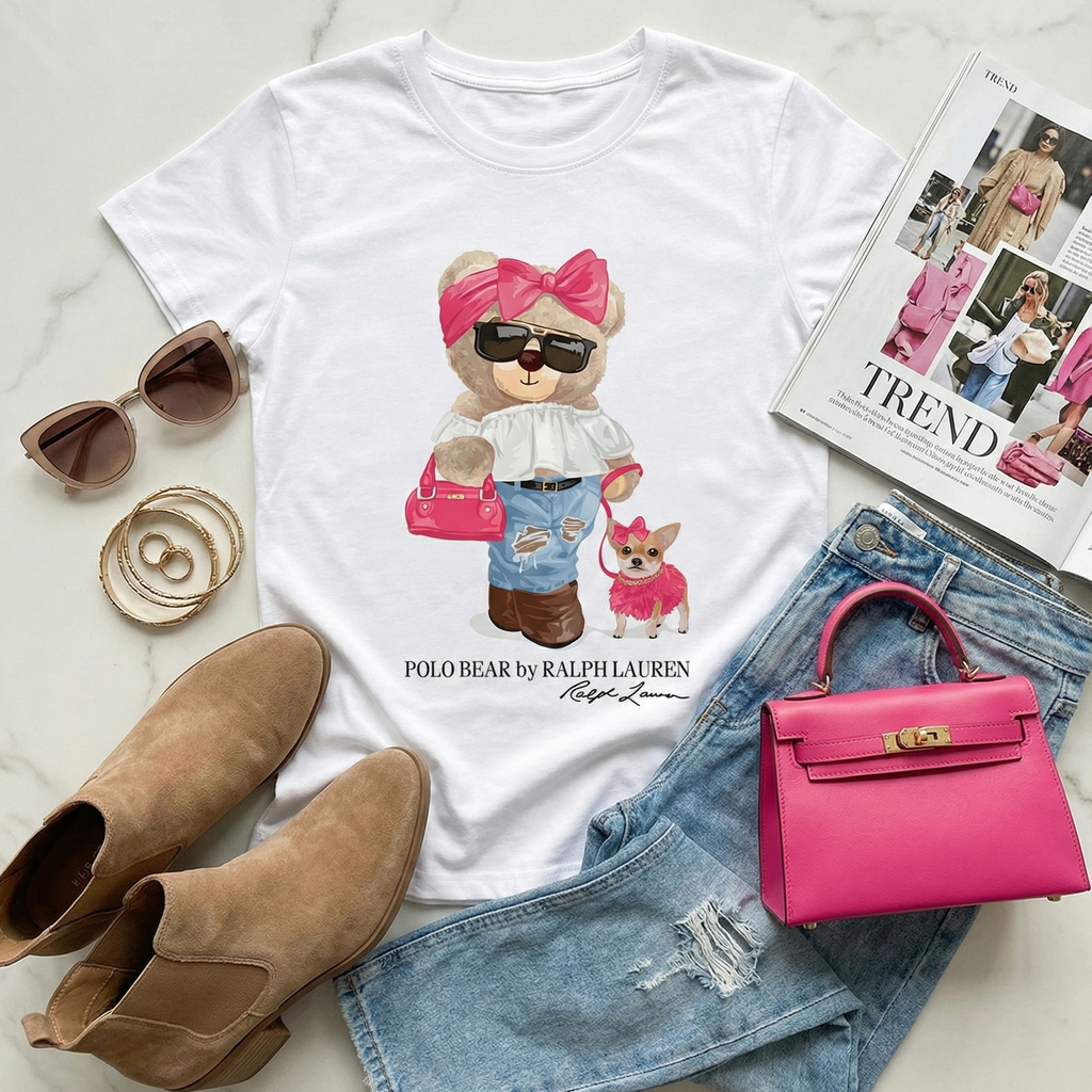 Тениска с принт RL54