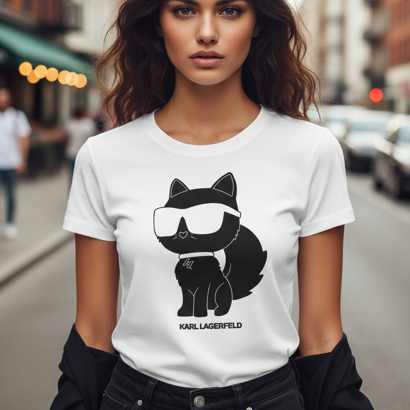 Тениска с принт - KL59