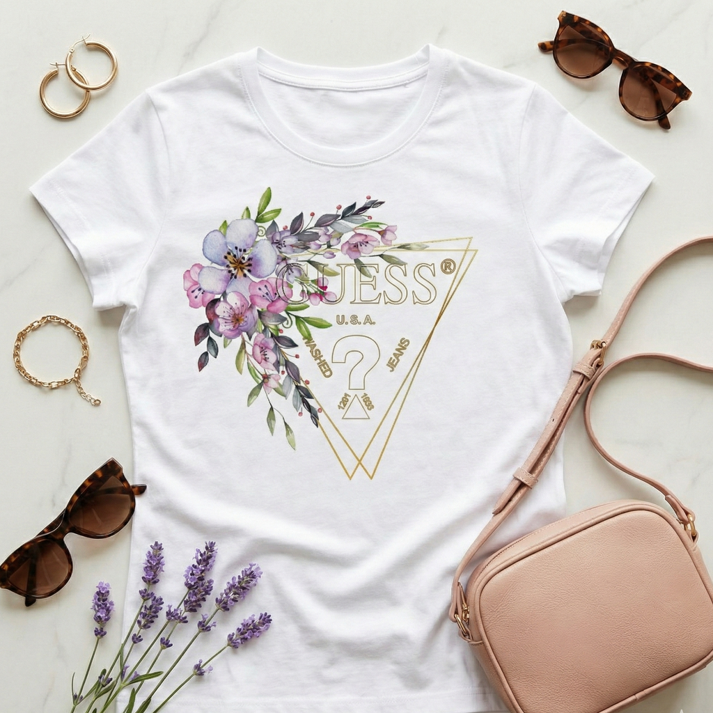 Тениска с Принт GS2007 - FashionVibe