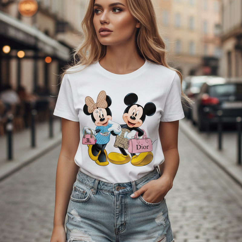 Тениска с принт - DR65