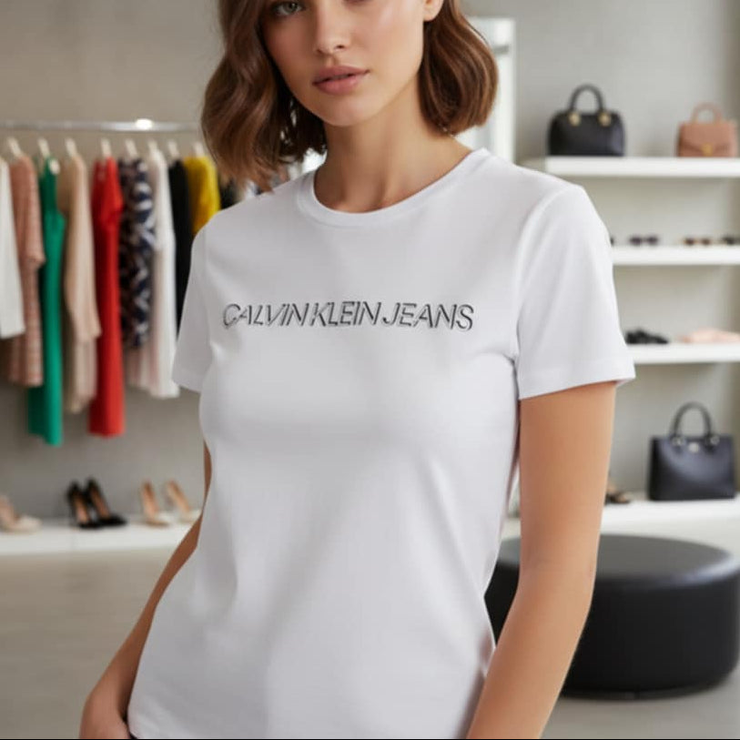 Тениска с принт CK4026 - FashionVibe