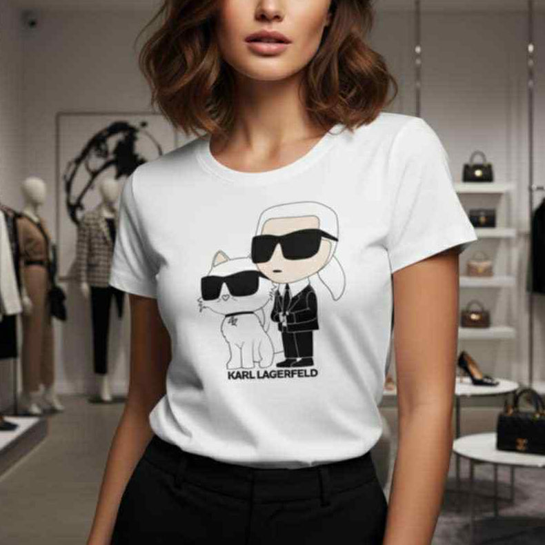 Тениска с принт KL40