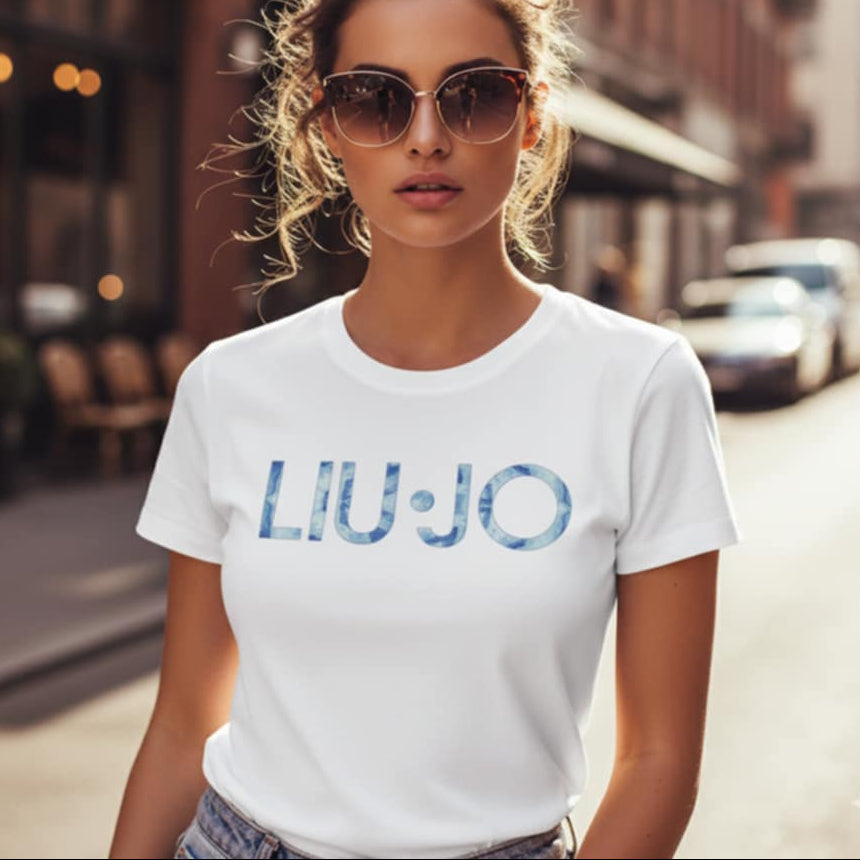 Тениска с принт LJ3058 - FashionVibe