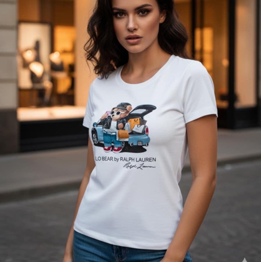 Тениска с принт RL22