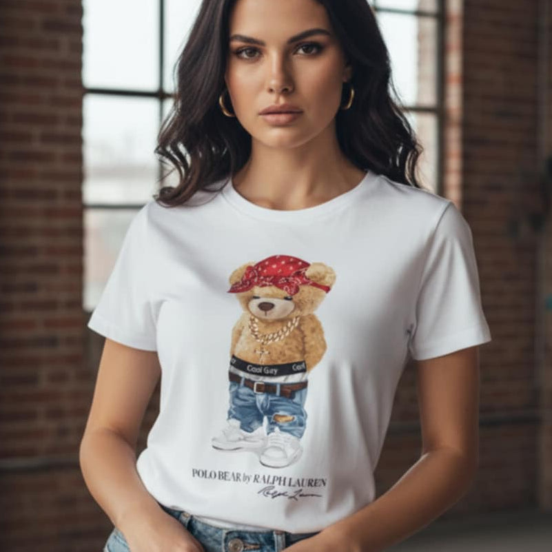 Тениска с принт RL55