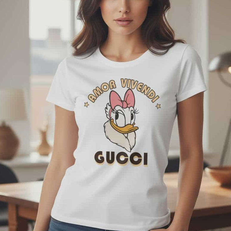 Тениска с принт GG04