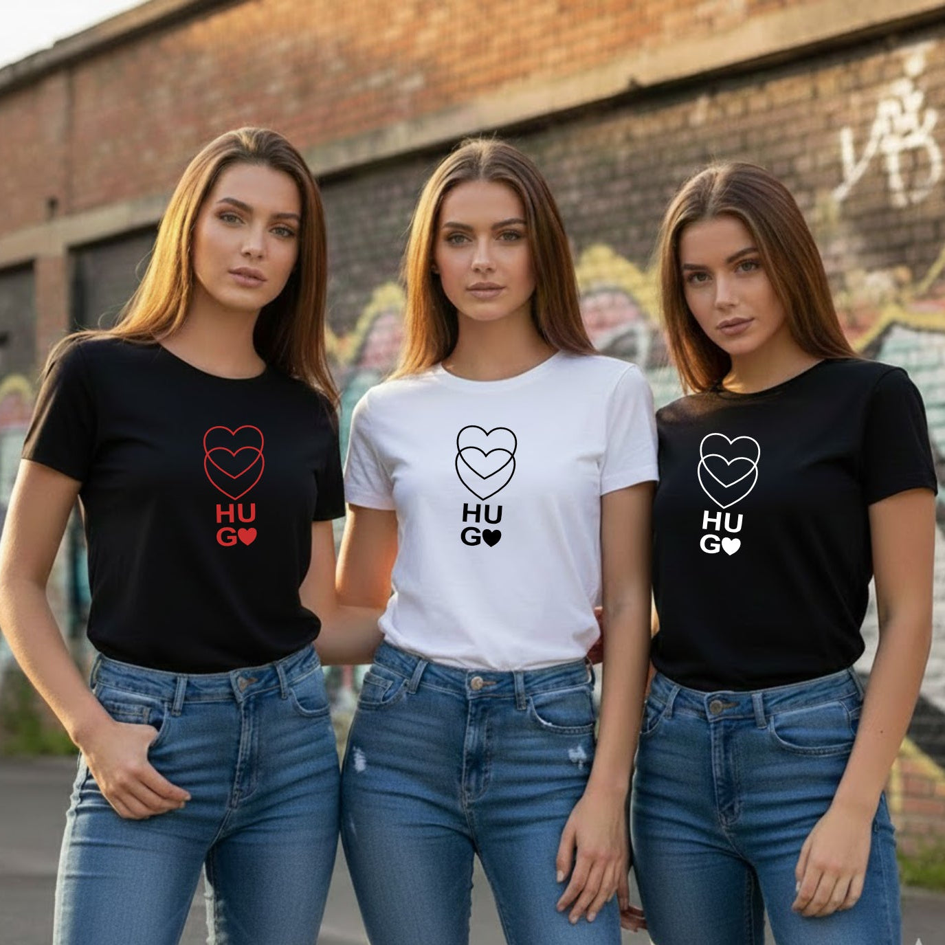 Пакет дамски тениски - 3 броя HB01