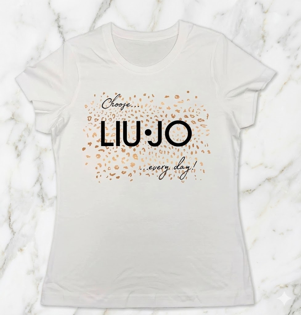 Тениска с принт LJ3049 - FashionVibe