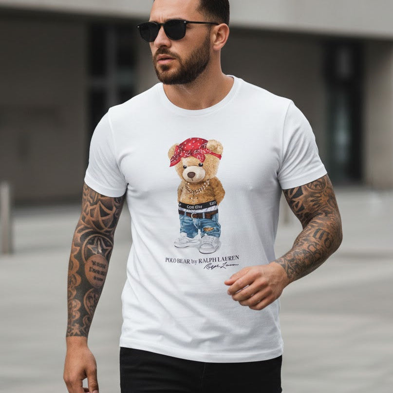 Мъжка тениска с принт 122