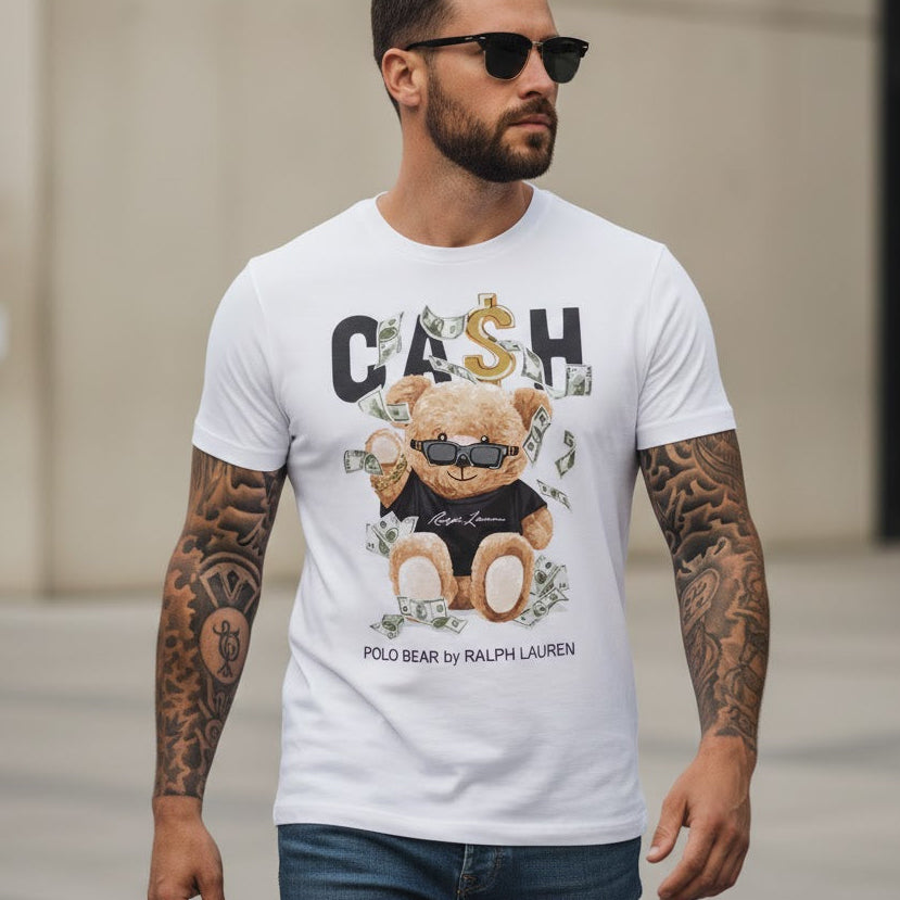 Мъжка тениска с принт - 107