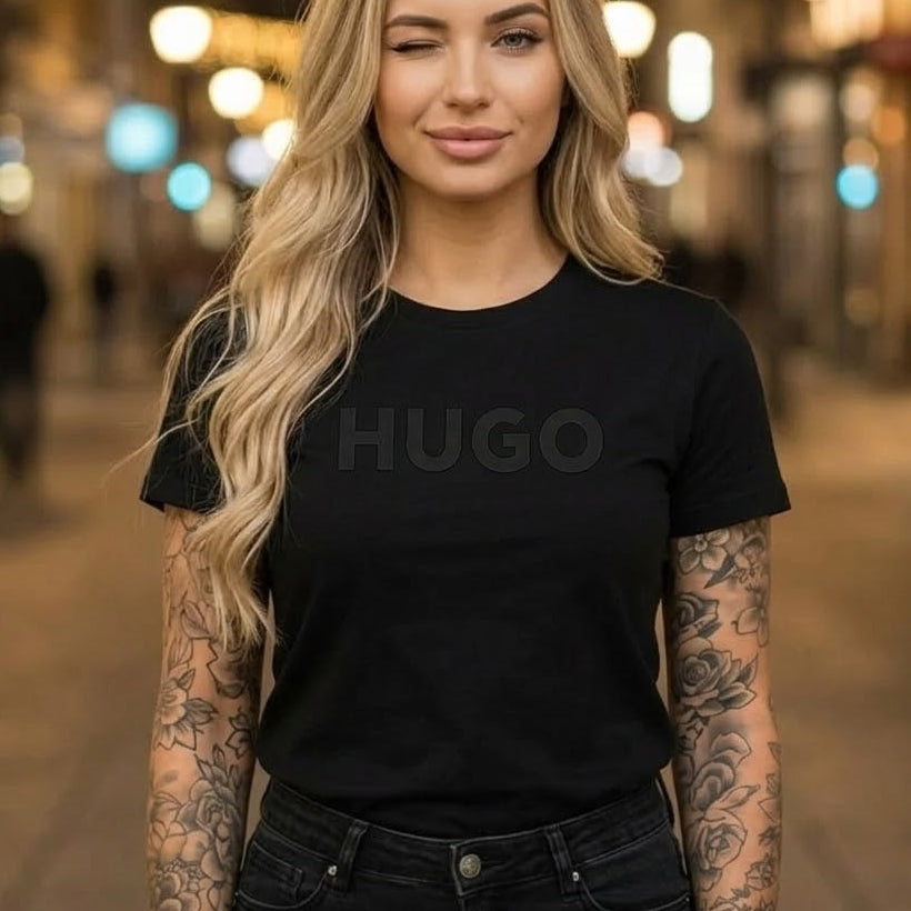 Тениска Black on Black HB3005