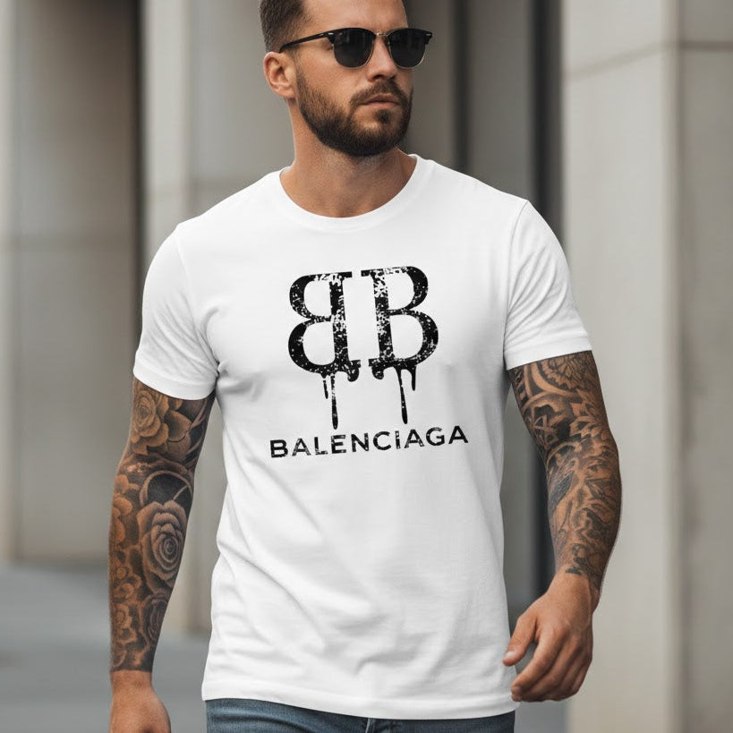 Мъжка тениска с принт - 105