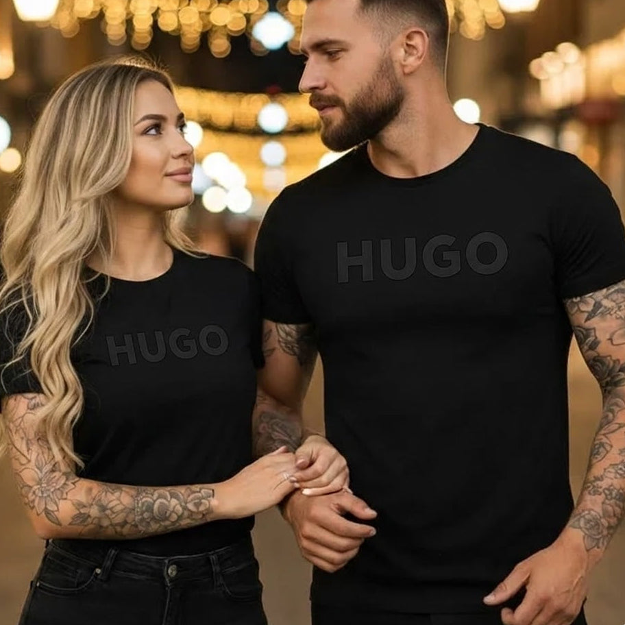 Тениски за двойки Black on Black 410