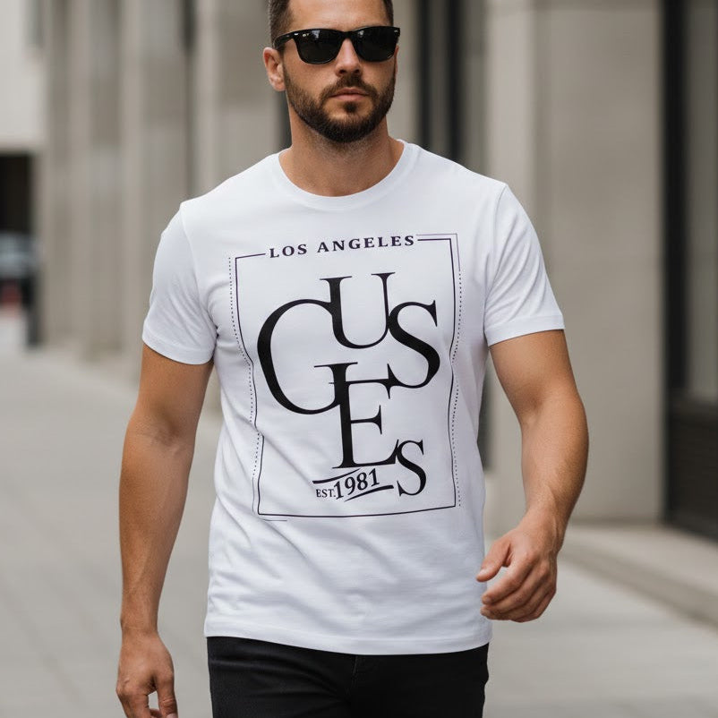 Мъжка тениска с принт 111