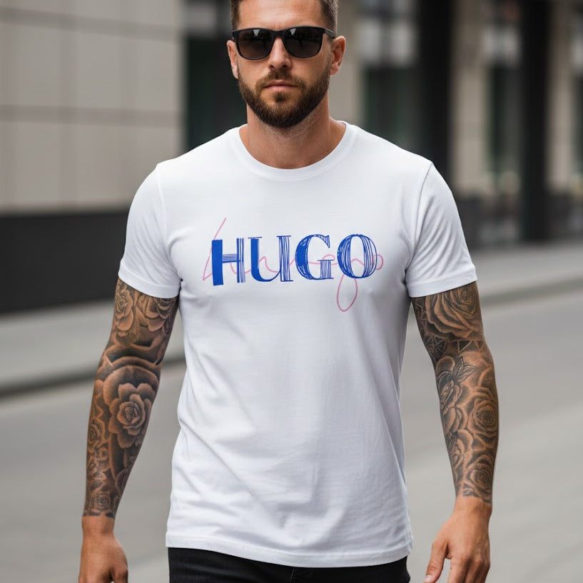 Мъжка тениска с принт 114